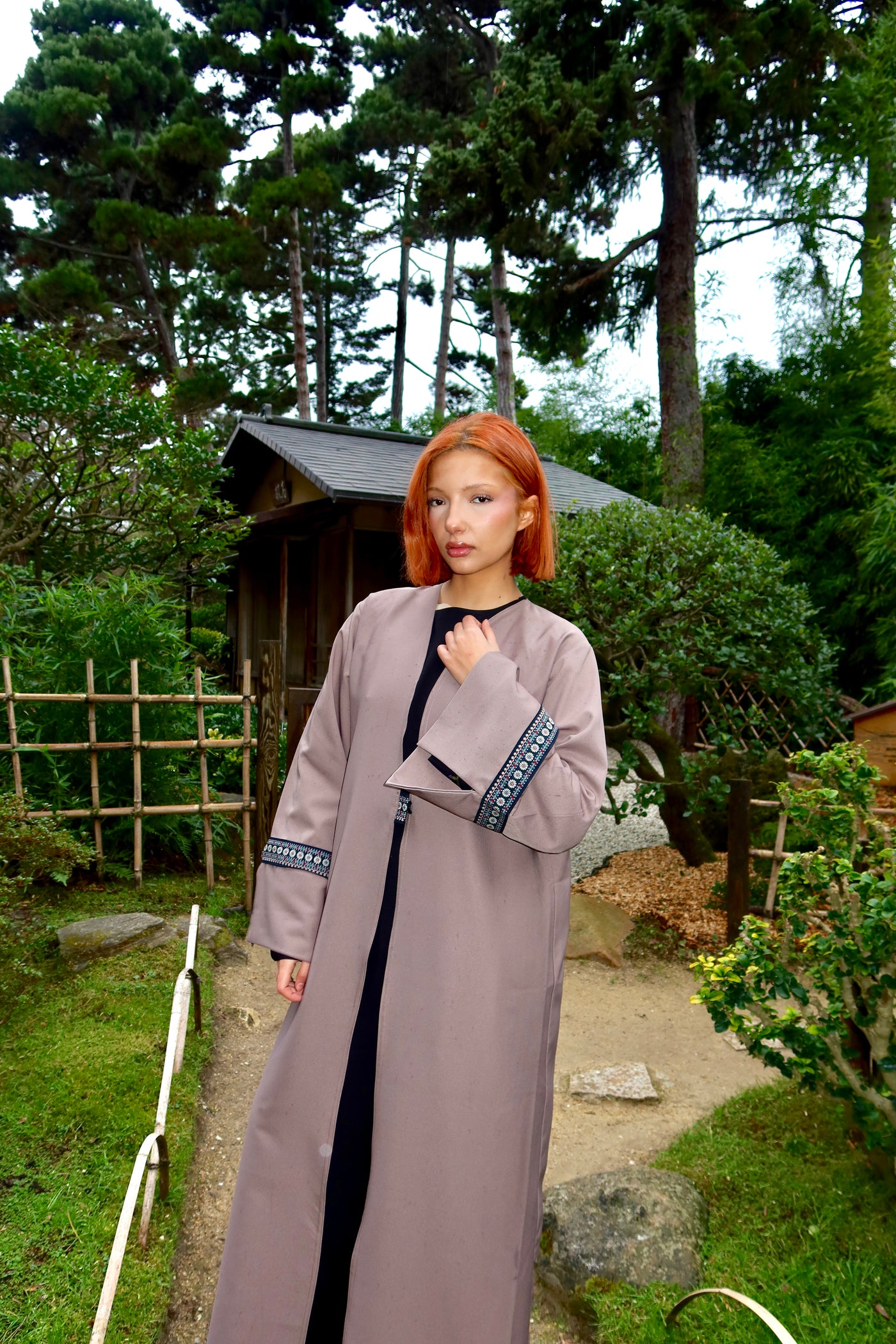 Kimono Rafah taupe